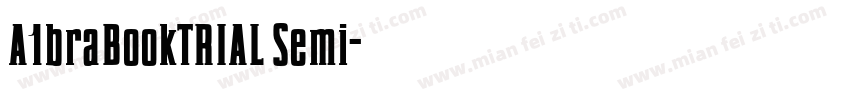 A1braBookTRIAL Semi字体转换
